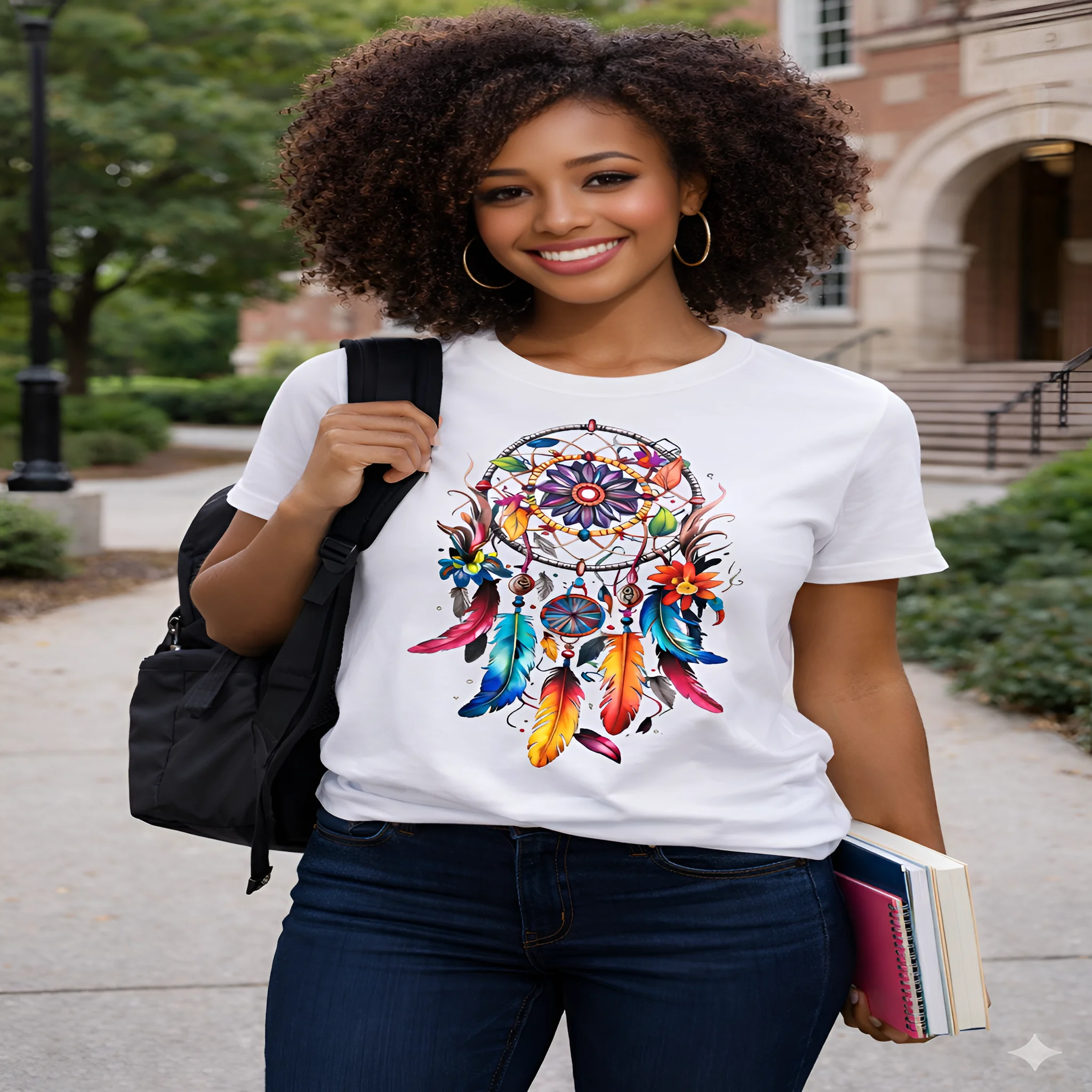 Blusa sublimada con diseño elegante