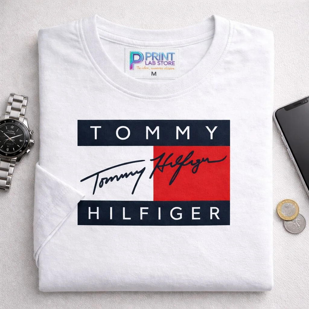 Camiseta con impresión en colores vibrantes