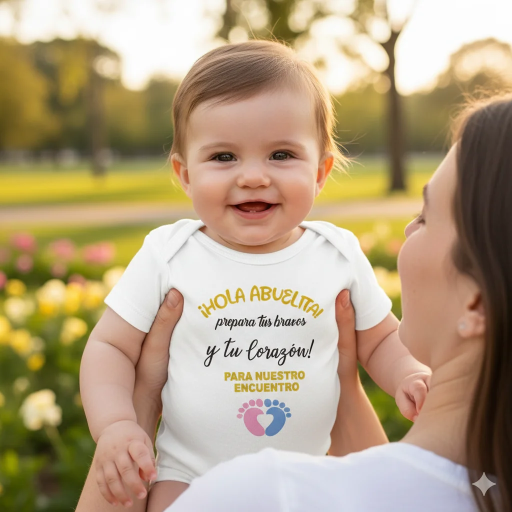 Conjunto bebé con colores brillantes sublimados