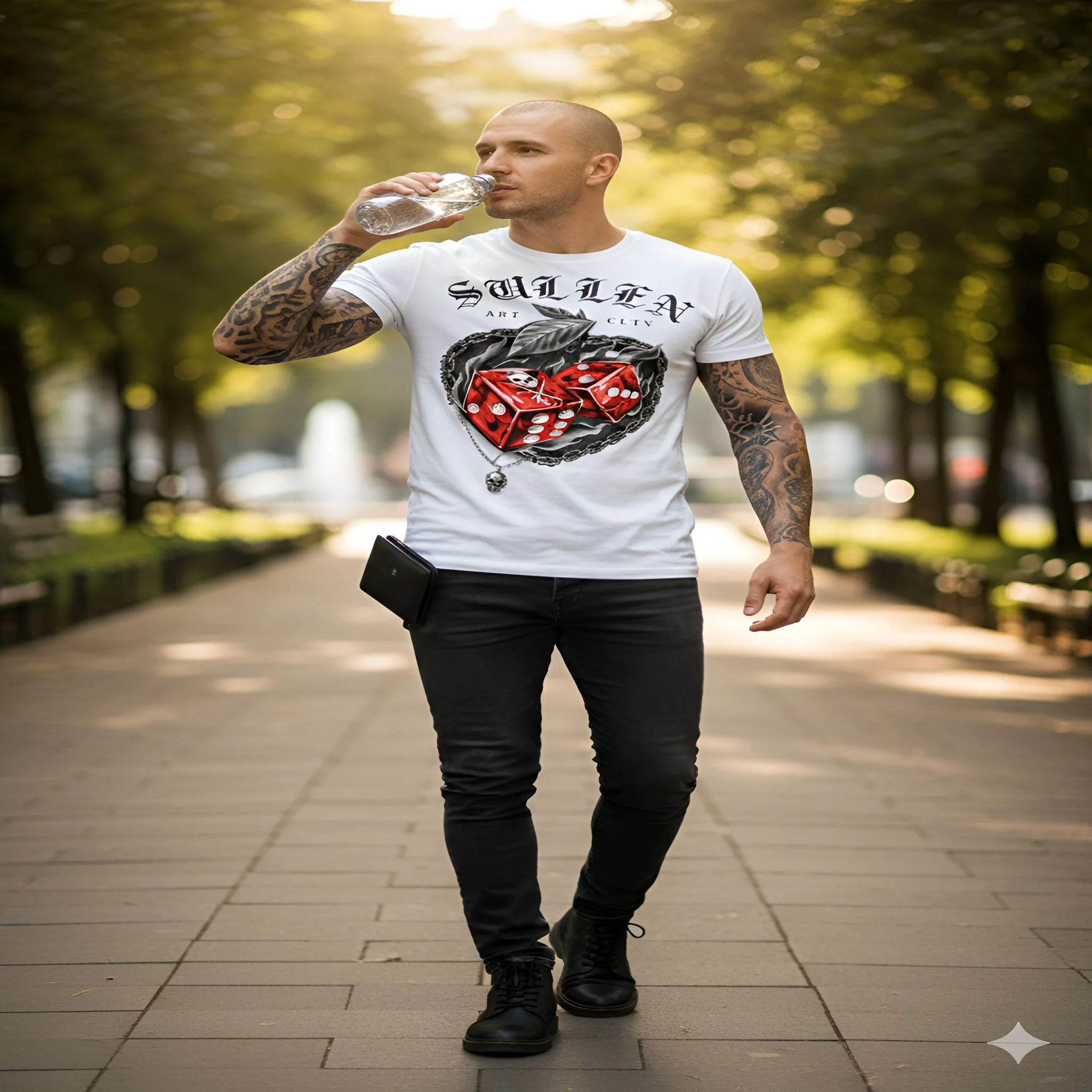 Camiseta premium con acabado de alta gama sublimado