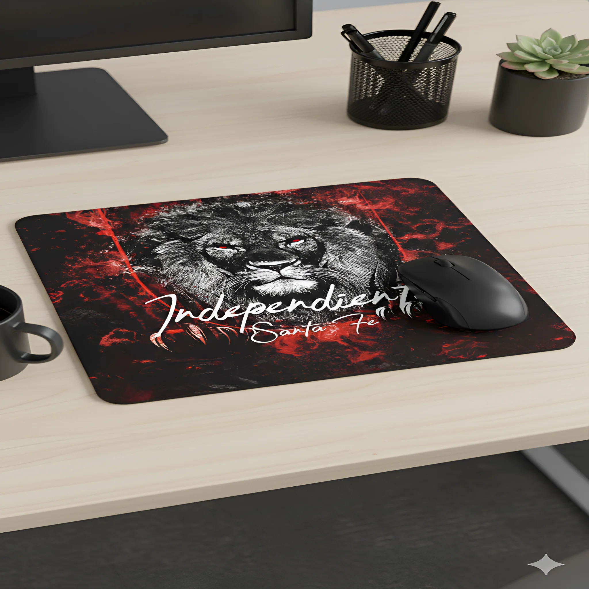 Pad mouse gaming con diseño RGB sublimado